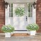 36 Pcs Artificial Flowers for Outdoor, UV Resistant Outdoor Fake Plants Faux Plastic Flowers Shrubs for Outside Garden Patio Porch Window Box Spring Summer Decor (Mixed White)